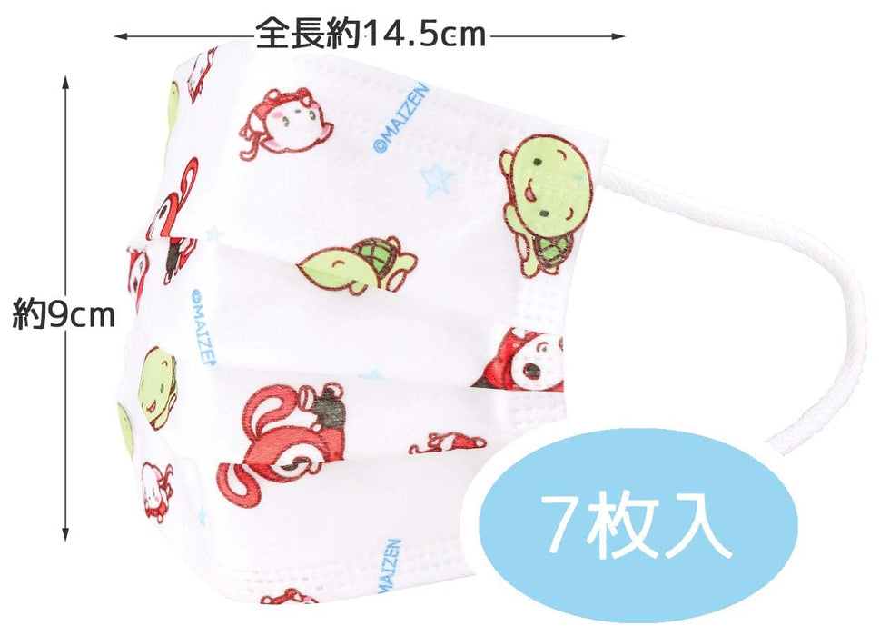 Skater Kids' Three-Ply Non-Woven Masks Pack of 7 Maizen Sisters 23 Mskp3N-A- Japan Figure Store - #1 Bring To You The Best Japanese Goods