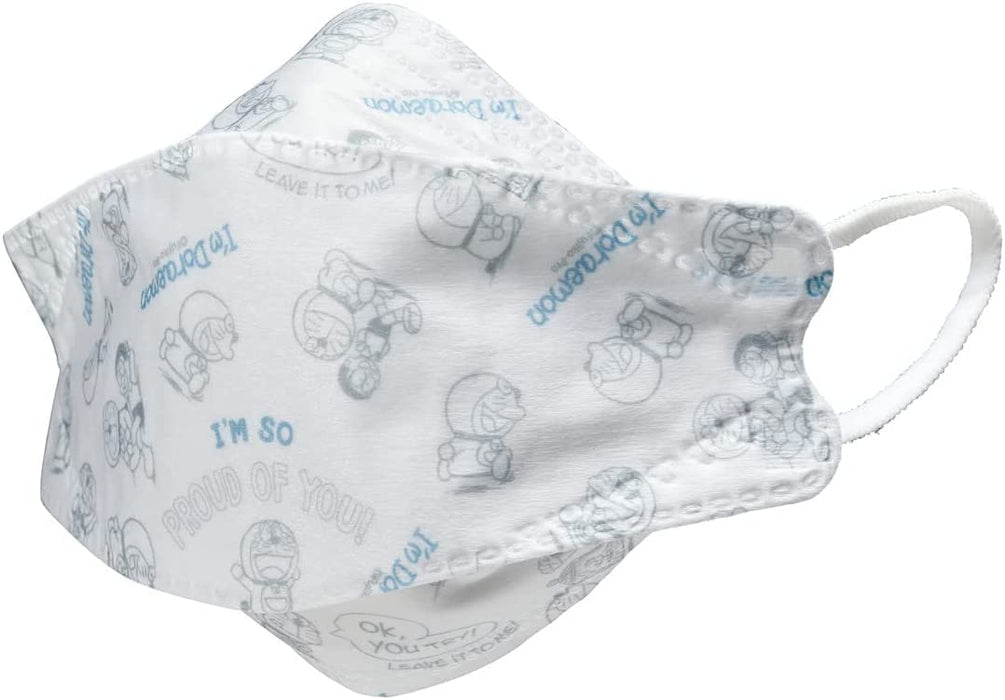 Skater Doraemon 3D High-Performance Non-Woven Mask Regular Size 30 Pieces- Japan Figure Store - #1 Bring To You The Best Japanese Goods