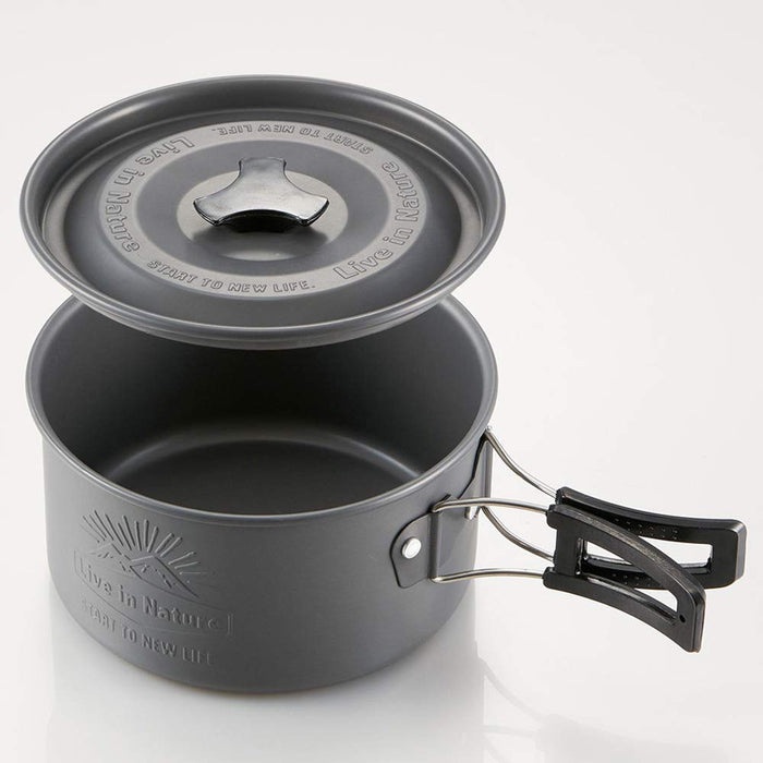 Skater 16cm Outdoor Aluminum Pot with Folding Handle - Livenature AN17- Japan Figure Store - #1 Bring To You The Best Japanese Goods
