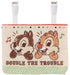 Skater Disney Chip & Dale Pocket Pouch Size 11x14x3cm Portable Outing Pochette Odkp1- Japan Figure Store - #1 Bring To You The Best Japanese Goods