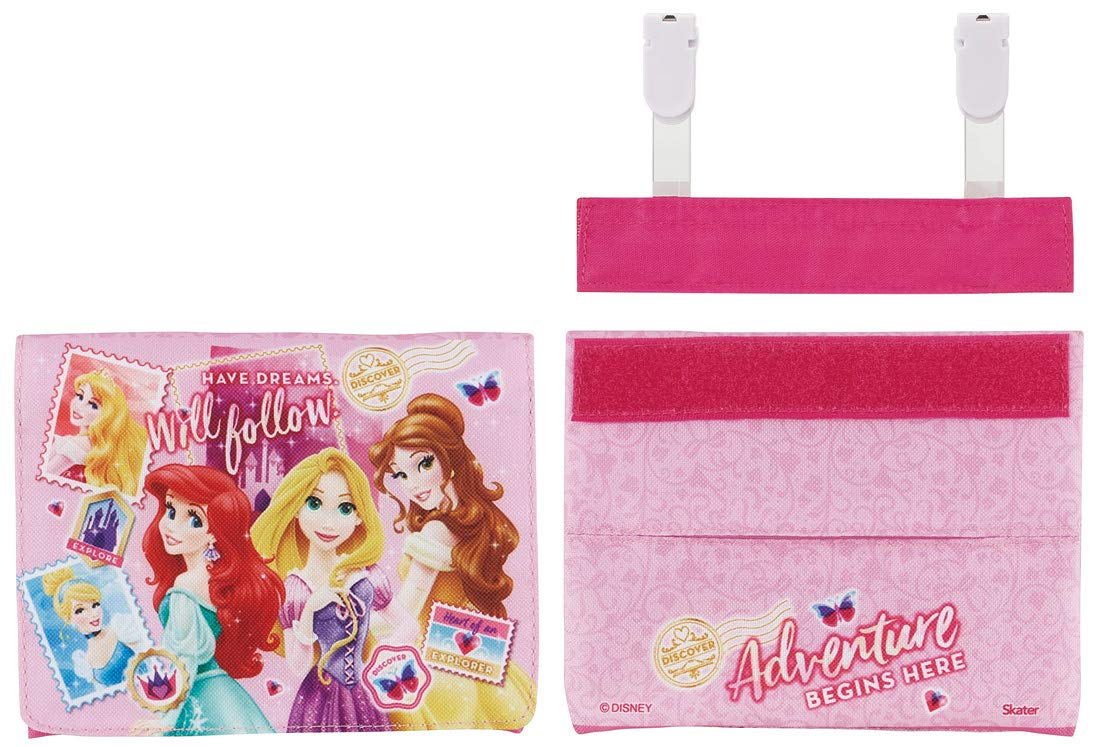 Skater Disney Princess Pocket Pouch - Compact Size 11x14x3cm - Skater Outing Pochette ODKP1- Japan Figure Store - #1 Bring To You The Best Japanese Goods