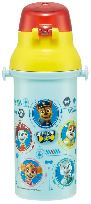 Skater Paw Patrol 480Ml Water Bottle for Kids Boys Plastic - Made in Japan- Japan Figure Store - #1 Bring To You The Best Japanese Goods