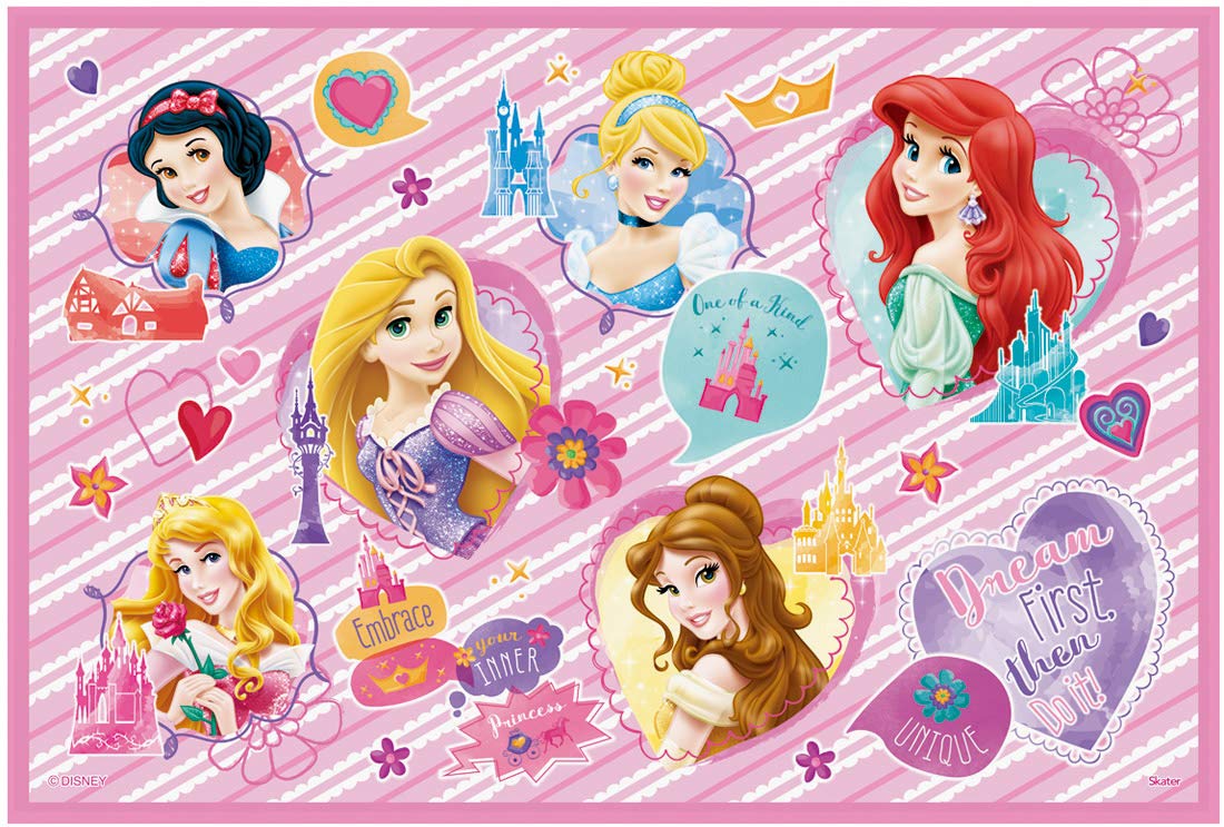 Skater Disney Princess Picnic Sheet S Size 60 X 90cm VS1 Model- Japan Figure Store - #1 Bring To You The Best Japanese Goods