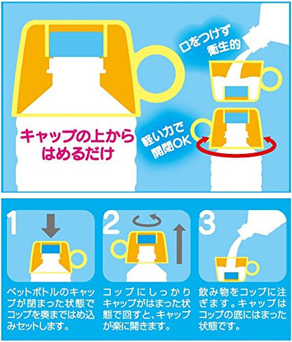 Skater Miffy Face CPB1 - Durable Plastic Bottle Cap Cup- Japan Figure Store - #1 Bring To You The Best Japanese Goods