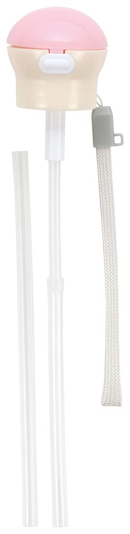 Skater Pink and White 350ml/500ml Plastic Bottle with Straw Cap and Carrying Case- Japan Figure Store - #1 Bring To You The Best Japanese Goods