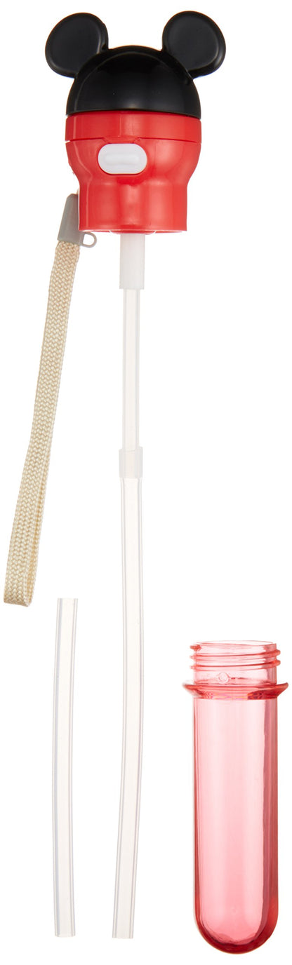 Skater Disney Mickey Mouse Plastic Bottle 350/500ml with Straw Cap and Carrying Case - Pshc7- Japan Figure Store - #1 Bring To You The Best Japanese Goods