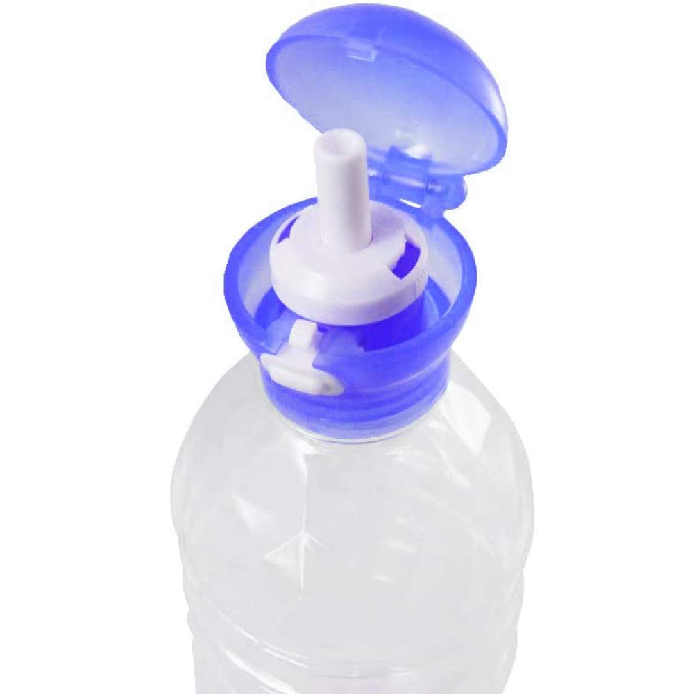 Skater 350ml/500ml Sky Blue Push-Type Plastic Bottle with Straw Cap PSHC3- Japan Figure Store - #1 Bring To You The Best Japanese Goods