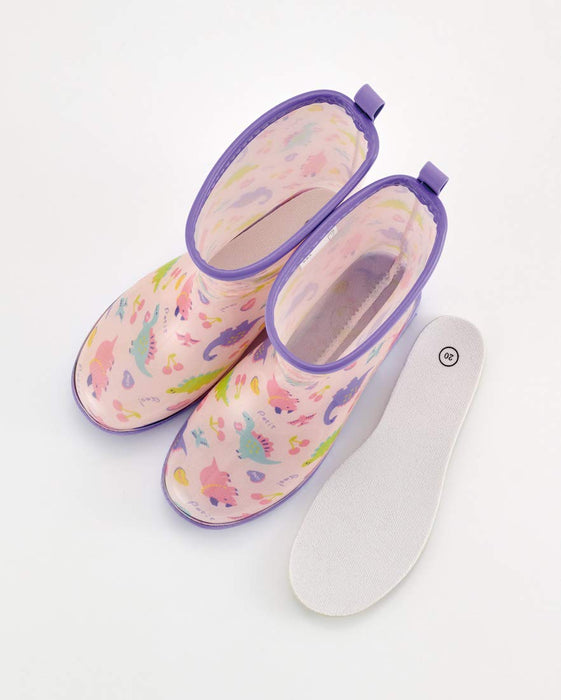 Skater Happy & Smile Kids Rain Boots with Reflective Tape 20cm Size- Japan Figure Store - #1 Bring To You The Best Japanese Goods
