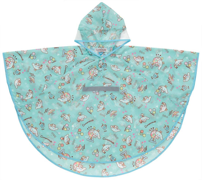 Skater Girls Cinnamoroll Sanrio Rain Poncho Children's Raincoat Suitable for 110-125cm Height- Japan Figure Store - #1 Bring To You The Best Japanese Goods