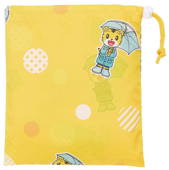 Skater Kids Rain Poncho Shimajiro Design for 110-125cm Children Rapo1