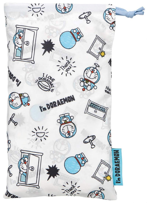 Skater Kids Rain Poncho 80-100cm - I'M Doraemon Sanrio Design Raincoat