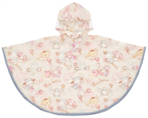 Skater Kitten Sanrio Children's Rain Poncho Suitable for Heights 80-100cm- Japan Figure Store - #1 Bring To You The Best Japanese Goods