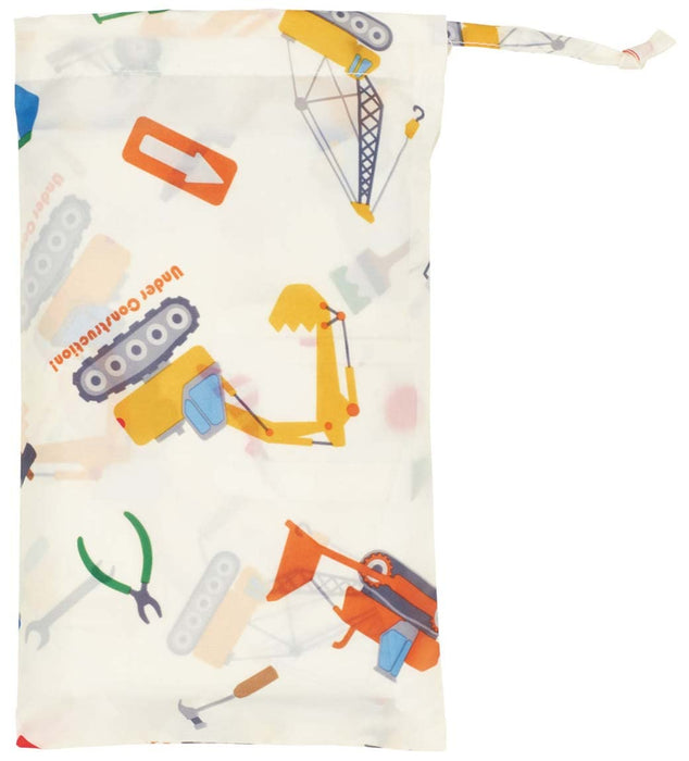 Skater Kids Rain Poncho - Suitable for 80-100cm Height Working Vehicle Theme- Japan Figure Store - #1 Bring To You The Best Japanese Goods