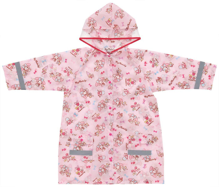 Skater Kids Raincoat My Melody Sanrio Girls 110-125Cm Raco1N
