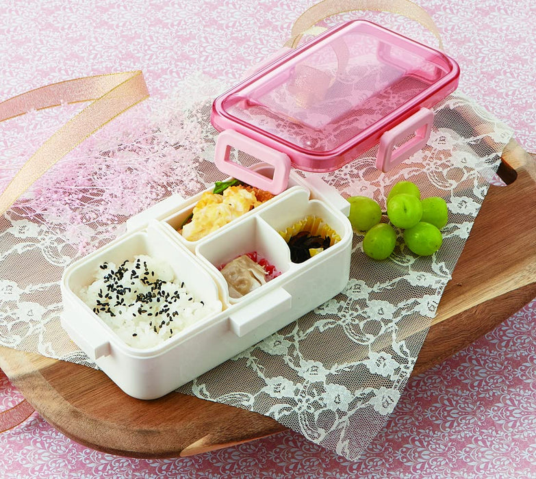 Skater Pastel Pink 530Ml Lunch Box with Dome Lid - Made in Japan Pflb6S-A- Japan Figure Store - #1 Bring To You The Best Japanese Goods