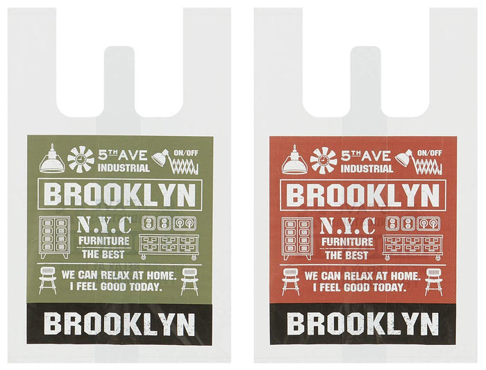 Skater Brooklyn S-Sized Shopping Bags with Handles for Lunch Boxes 10-Pack 40x25x20cm Rgbh1- Japan Figure Store - #1 Bring To You The Best Japanese Goods