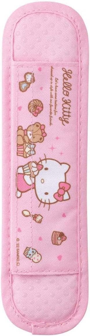 Skater Sanrio Sweets Hello Kitty Water Bottle with Shoulder Belt Cover Pad- Japan Figure Store - #1 Bring To You The Best Japanese Goods