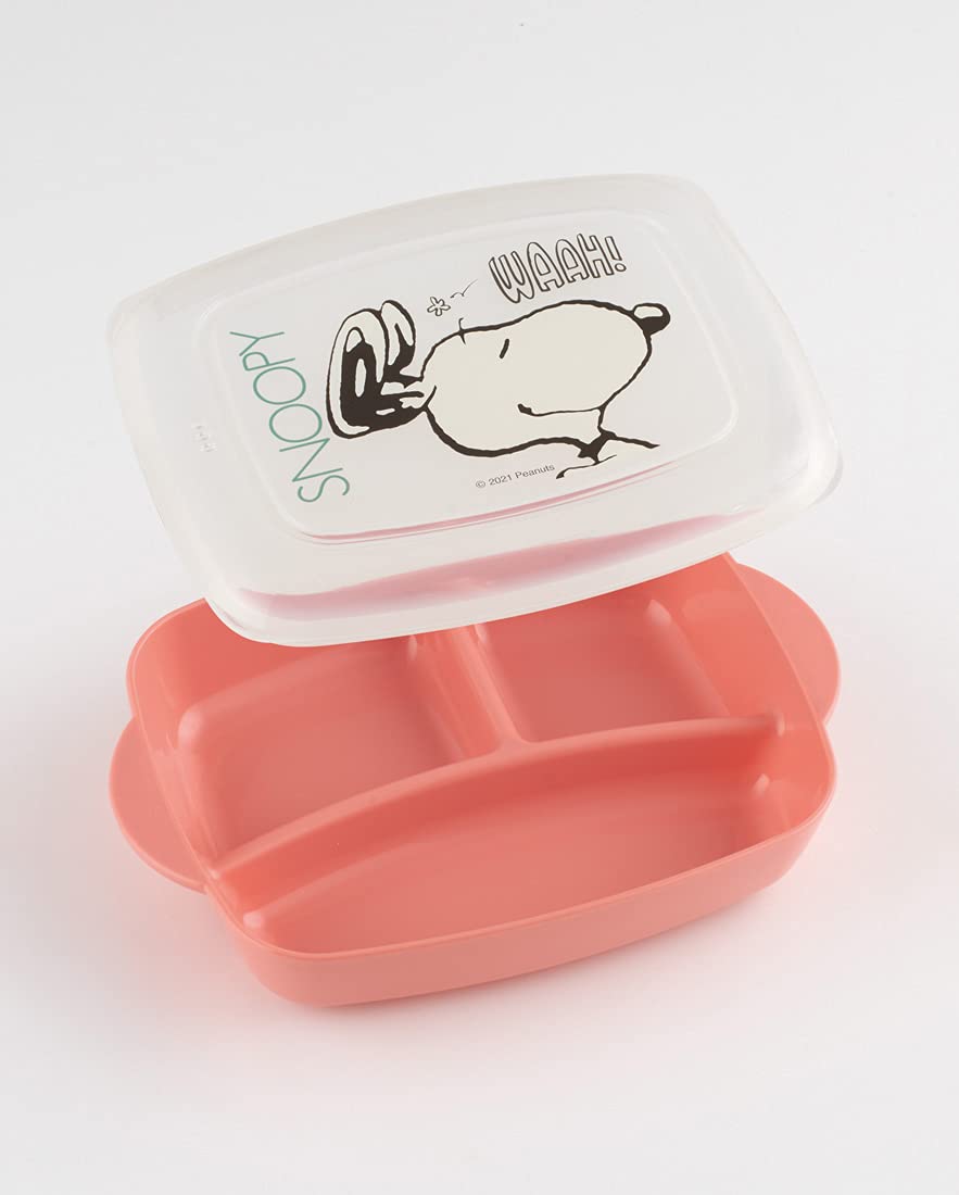 Skater 640ml Snoopy-Themed Lunch Box Perfect for Home-Prepared Bento Meals M Size (LHM1-A)- Japan Figure Store - #1 Bring To You The Best Japanese Goods