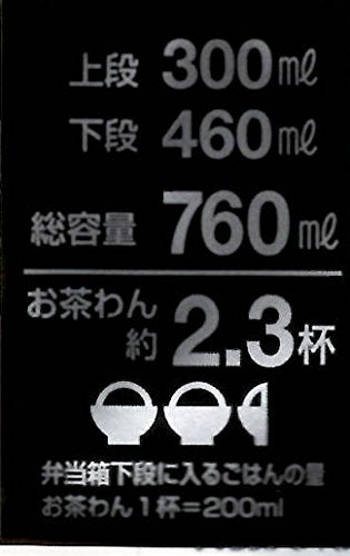 Skater 2-Tier 760ml Slim Bento Box for Men Made in Japan - Pcs45T-A Skater- Japan Figure Store - #1 Bring To You The Best Japanese Goods