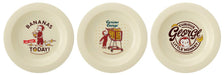 Skater Curious George Small Plastic Plates 12cm Set of 3 Made in Japan- Japan Figure Store - #1 Bring To You The Best Japanese Goods