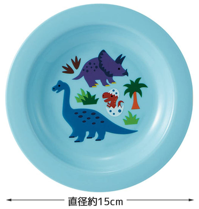 Skater Dinosaur Small Plastic Plates 15cm Made in Japan Set of 3 - PA-4 Model- Japan Figure Store - #1 Bring To You The Best Japanese Goods