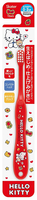 Skater Hello Kitty Soft Infant Toothbrush 15cm for Ages 0-3 Years - Sanrio Tb4S- Japan Figure Store - #1 Bring To You The Best Japanese Goods