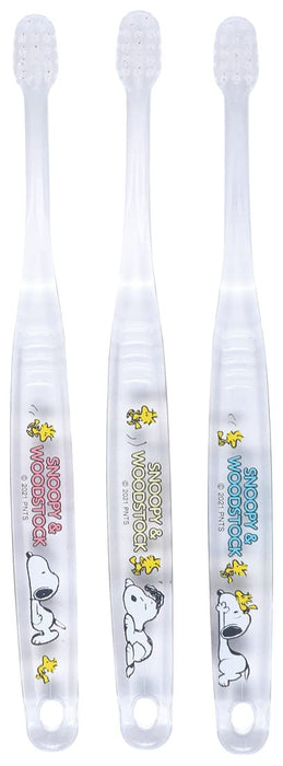 Skater Snoopy Infant Soft Toothbrush 0-3 Years 3-Pack Tbcr4T- Japan Figure Store - #1 Bring To You The Best Japanese Goods