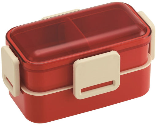 Skater 600Ml 2-Tier Retro French Orange Lunch Box with Dome Lid - Made in Japan- Japan Figure Store - #1 Bring To You The Best Japanese Goods