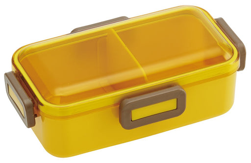 Skater Mustard Yellow Dome Lid Lunch Box Softly Serving 530ml - Earth Color- Japan Figure Store - #1 Bring To You The Best Japanese Goods