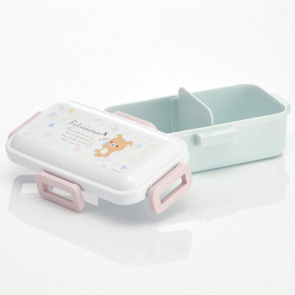 Skater Rilakkuma Floral 530ml Lunch Box with Dome-Shaped Lid- Japan Figure Store - #1 Bring To You The Best Japanese Goods