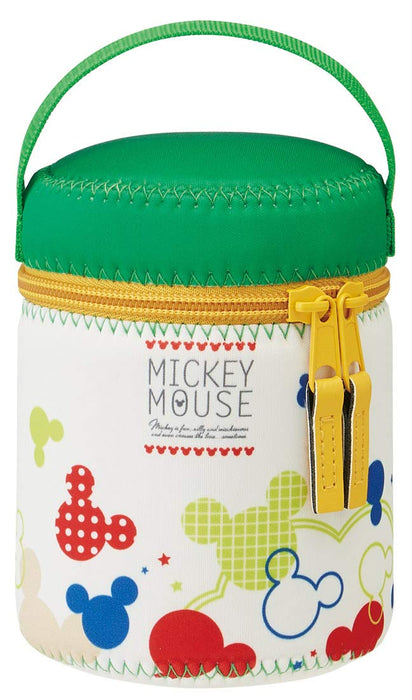 Skater Disney Mickey Colorful Pop Medium Soup Jar Cover 9cm x 13cm - Sjp1- Japan Figure Store - #1 Bring To You The Best Japanese Goods