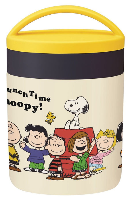Skater Insulated Soup Jar 300Ml Snoopy Lunchtime Peanuts Design - Ljfc3- Japan Figure Store - #1 Bring To You The Best Japanese Goods