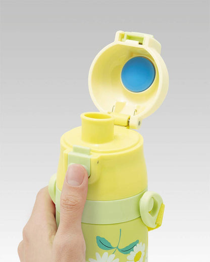 Skater 470ml Stainless Steel Sports Water Bottle for Children - My Neighbor Totoro Daisy Design- Japan Figure Store - #1 Bring To You The Best Japanese Goods