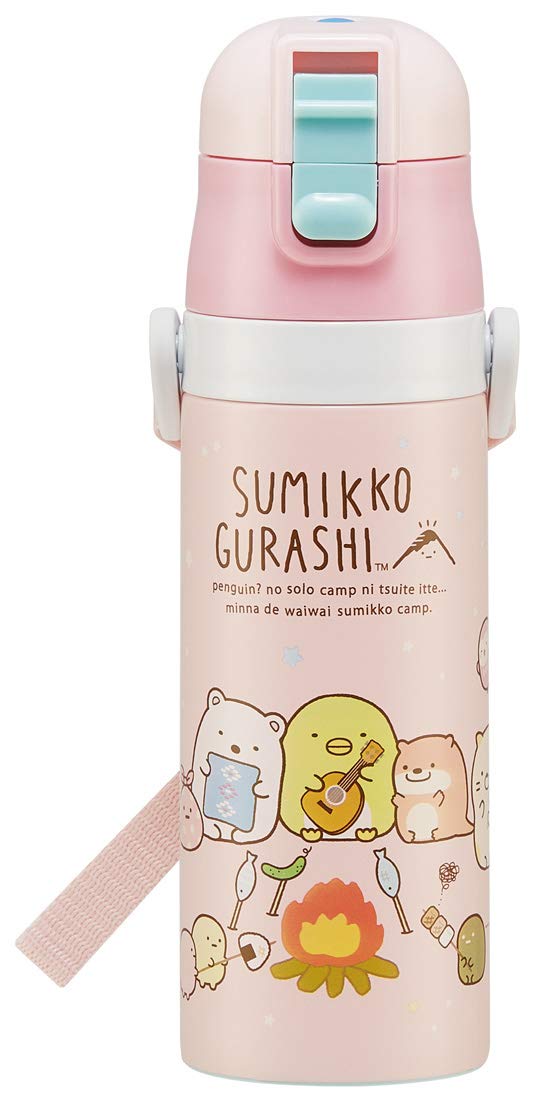 Skater Sumikko Gurashi Stainless Steel Sports Water Bottle 470ml for Children- Japan Figure Store - #1 Bring To You The Best Japanese Goods