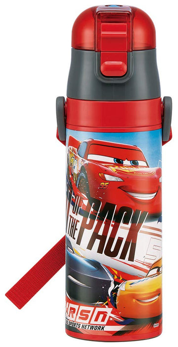 Skater Disney Cars 19 Stainless Steel Kids Sports Water Bottle 470ml- Japan Figure Store - #1 Bring To You The Best Japanese Goods