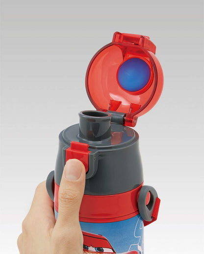 Skater Disney Cars 19 Stainless Steel Kids Sports Water Bottle 470ml- Japan Figure Store - #1 Bring To You The Best Japanese Goods