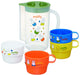 Skater Miffy 21 Stacking Cups Set of 4 with Case and Water Bottle Made in Japan KS32-A- Japan Figure Store - #1 Bring To You The Best Japanese Goods