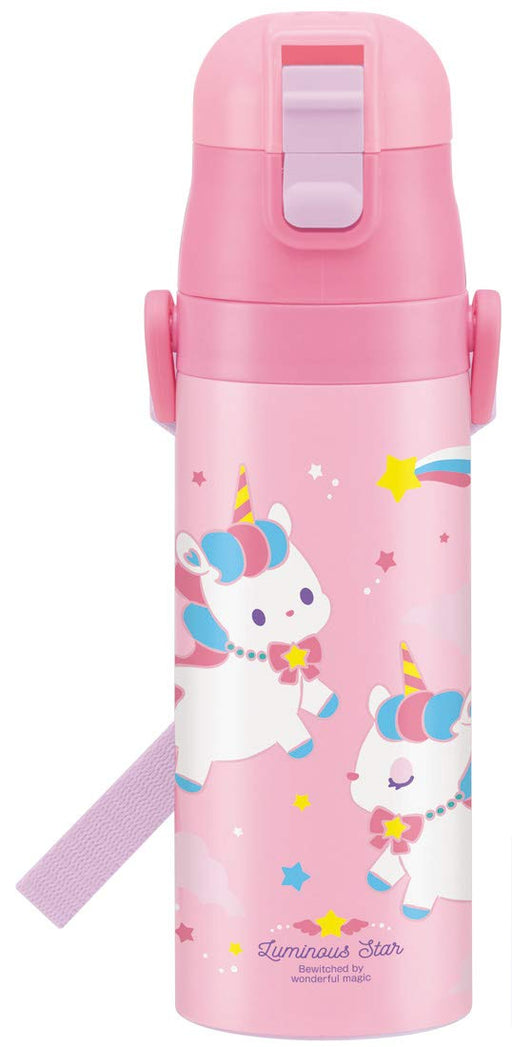 Skater 470ml Unicorn Stainless Steel Water Bottle for Girls - Direct Drinking SDC4- Japan Figure Store - #1 Bring To You The Best Japanese Goods