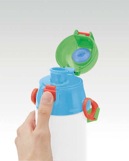 Skater Kids' 580ml Stainless Steel Water Bottle Maizen Sisters Design Direct Drinking - Sdc6N-A- Japan Figure Store - #1 Bring To You The Best Japanese Goods