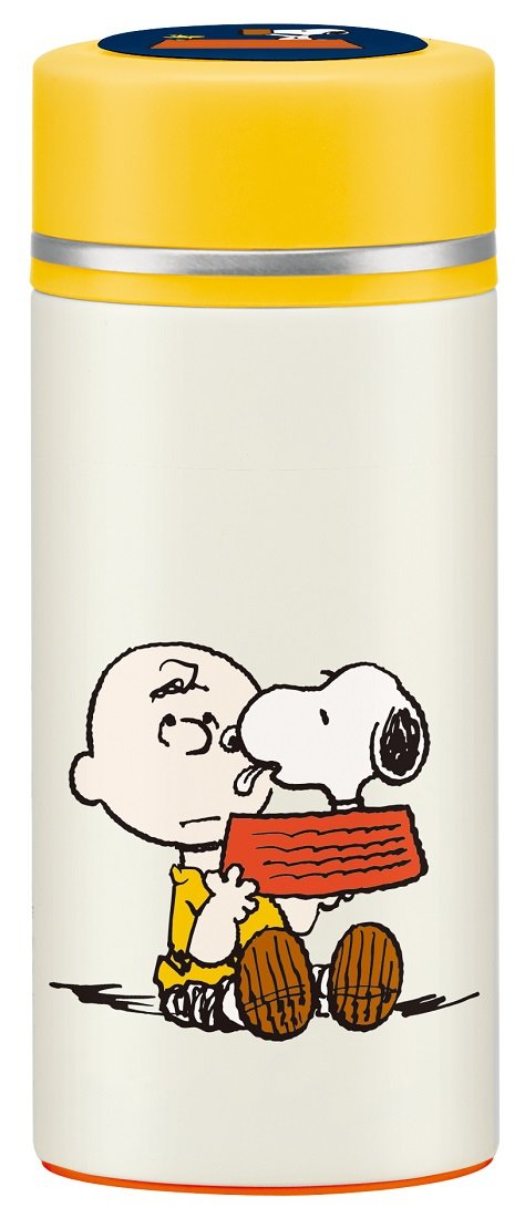 Skater 200ml Stainless Steel Lightweight Water Bottle - Snoopy 15 Peanuts Design- Japan Figure Store - #1 Bring To You The Best Japanese Goods