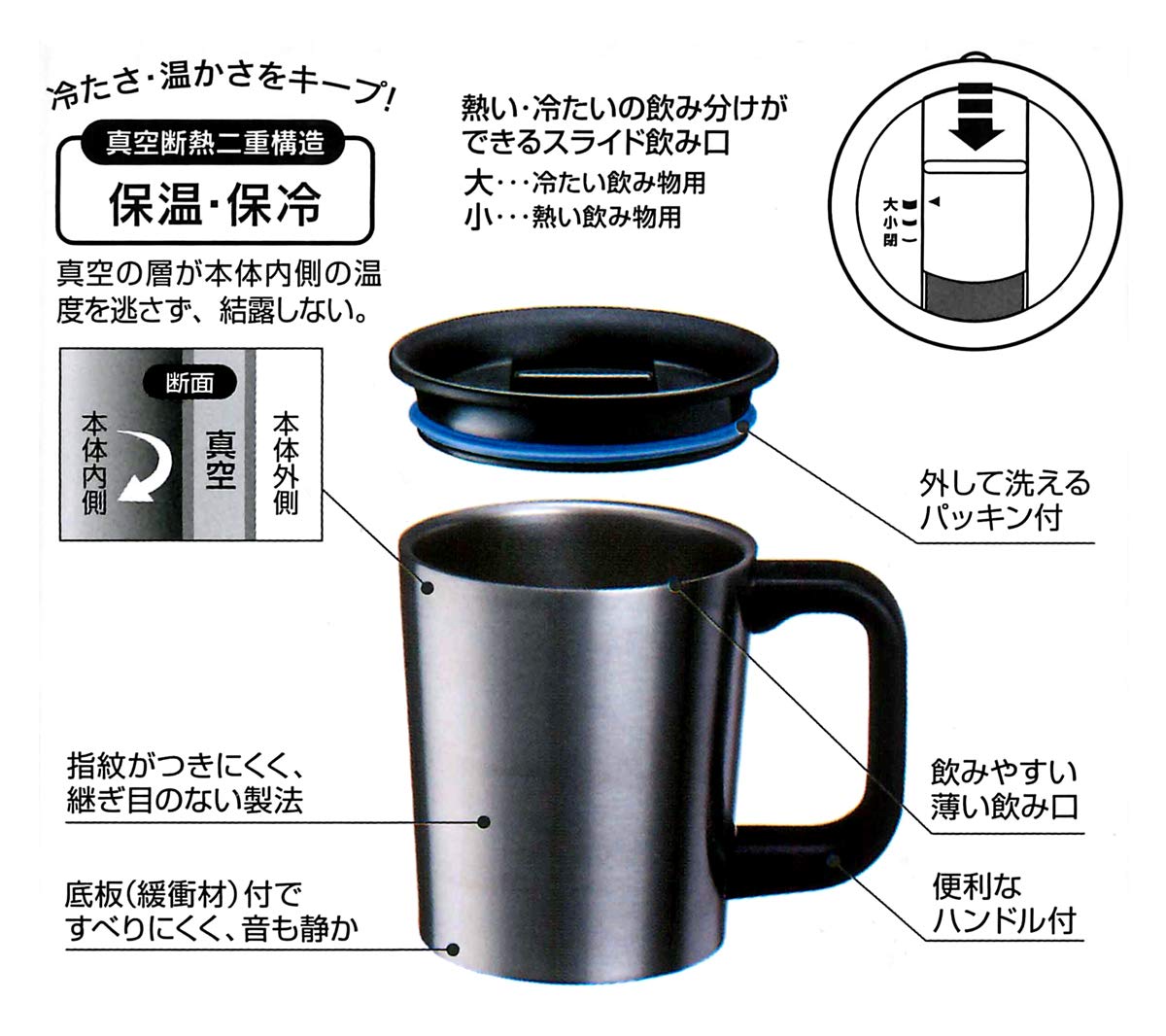 Skater 320Ml Stainless Steel Snoopy Peanuts Mug Cup Tumbler with Lid- Japan Figure Store - #1 Bring To You The Best Japanese Goods