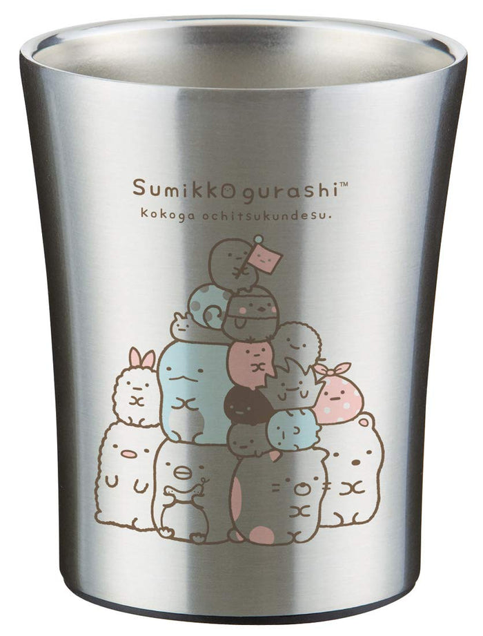Skater Sumikko Gurashi 250ml Stainless Steel Tumbler - Skater STB2N- Japan Figure Store - #1 Bring To You The Best Japanese Goods