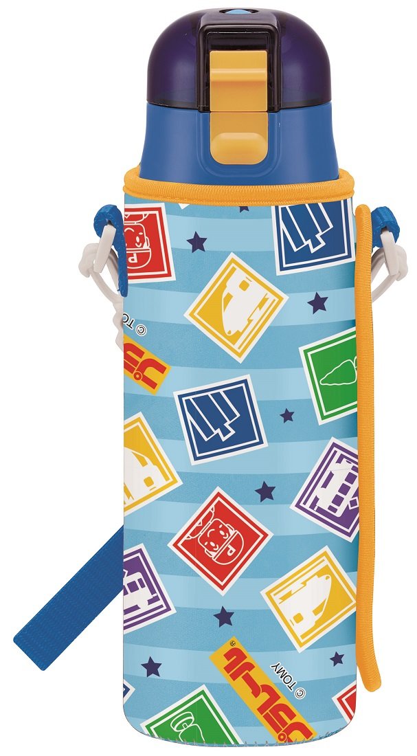 Skater Boys Plarail Stainless Steel Water Bottle 470ml Lightweight Kids-friendly KSDC4-A- Japan Figure Store - #1 Bring To You The Best Japanese Goods