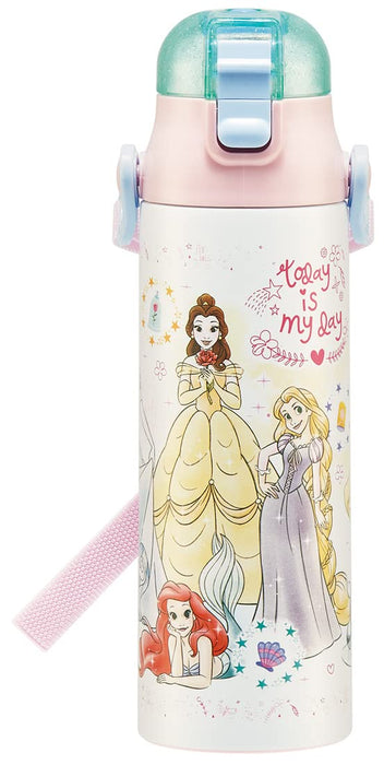 Skater Princess 23 Stainless Steel Water Bottle 580ml Lightweight For Girls - Sdc6N-A- Japan Figure Store - #1 Bring To You The Best Japanese Goods