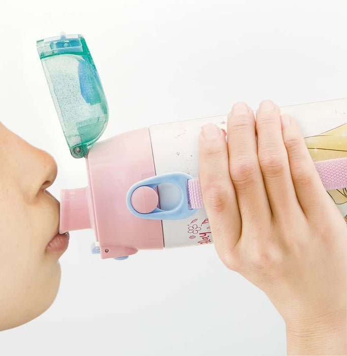 Skater Princess 23 Stainless Steel Water Bottle 580ml Lightweight For Girls - Sdc6N-A- Japan Figure Store - #1 Bring To You The Best Japanese Goods