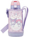 Skater My Melody & Kuromi Stainless Steel Kids Water Bottle 600Ml Wide Mouth Flower Design- Japan Figure Store - #1 Bring To You The Best Japanese Goods