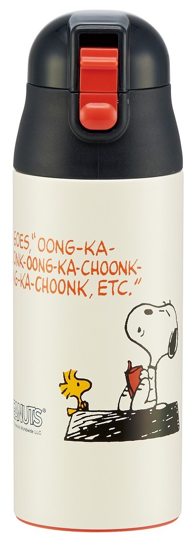 Skater 360ml Snoopy Stainless Steel Water Bottle Mug Compact Size SDPC4- Japan Figure Store - #1 Bring To You The Best Japanese Goods