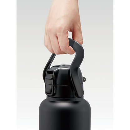 Skater 1500Ml Black Mug Bottle with Handle Std15H-A Direct Bottle