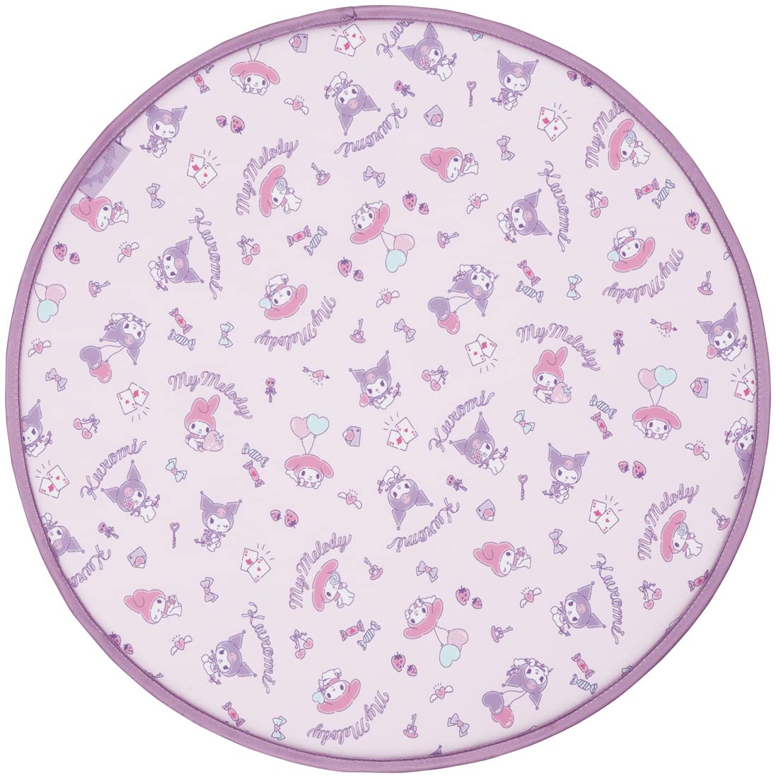 Skater Kawaii Adult Steering Wheel Cover - My Melody & Kuromi Sanrio Heat Shield CHDC1-A- Japan Figure Store - #1 Bring To You The Best Japanese Goods