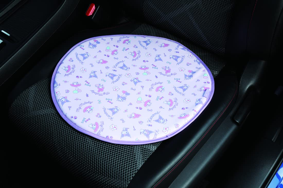 Skater Kawaii Adult Steering Wheel Cover - My Melody & Kuromi Sanrio Heat Shield CHDC1-A- Japan Figure Store - #1 Bring To You The Best Japanese Goods